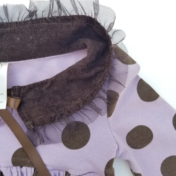 PERSNICKETY Boutique Dress Tunic Polka Dot Sz 3T - Picture 3 of 9